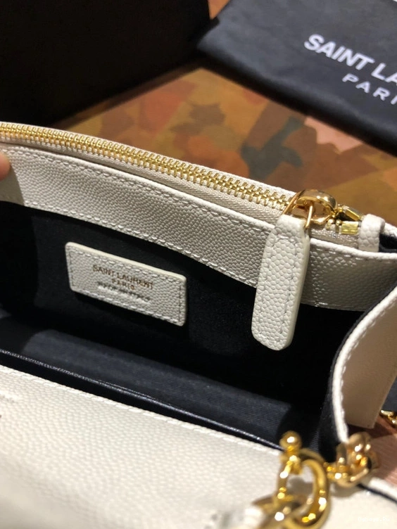 CHAIN WALLET CASSANDRE YSL MATELASSÉ 0808
